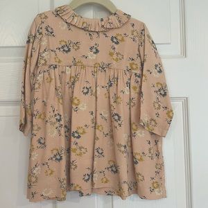 Caramel Baby Floral long sleeve dress 18M